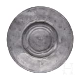 A Swiss Wilhelm-Tell pewter plate, St. Gallen or Wil, 2nd half of the 17th century