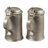 Two tin jugs, Landshut, c. 1730