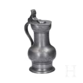 A small pewter flagon from Cologne, first half of the 18th century