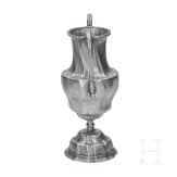 Three pieces of Bohemian pewter tableware, 18th century