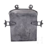 A Swiss flask and a spouted lavabo made of pewter, 18th century