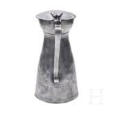 Two Wallis-Swiss pewter jugs, 2nd half of the 18th century