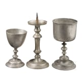 Two cups and a candlestick, Germany, 18th/19th century