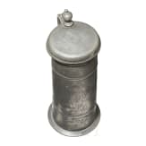 Two German tin cans, 18th/19th century