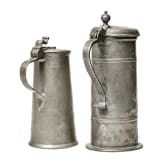 Two German tin cans, 18th/19th century