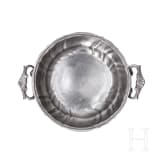 A small German tureen and a salt box made of pewter, circa 1800