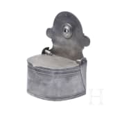 A small German tureen and a salt box made of pewter, circa 1800
