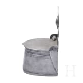 A small German tureen and a salt box made of pewter, circa 1800