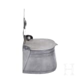 A small German tureen and a salt box made of pewter, circa 1800