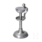 Two Saxon pewter oil lamps, circa 1840/50