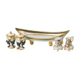 Five pieces of porcelain in classicistic style, 19th/20th century