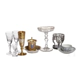A collection of glass and porcelain, 19th/20th century