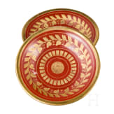 An eight piece porcelain service in classicistic style, 20th century