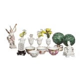 A porcelain collection in the style of the 18th century