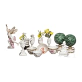 A porcelain collection in the style of the 18th century