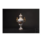 A large German lidded vase, 20th century