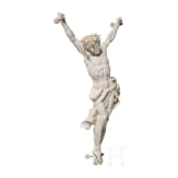 A white porcelain crucifix with holy water basin in Baroque style, probably after a design by Franz Anton Bustelli (circa 1720 - 1763), Nymphenburg, 20th century