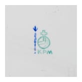 A collection of KPM porcelain, 20th century