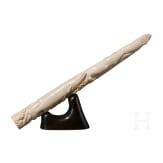 A German carved ivory tooth, 1st half of the 20th century