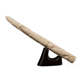 A German carved ivory tooth, 1st half of the 20th century