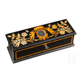 A German casket with amber inlays, 19th century