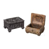 Two caskets, 20th century