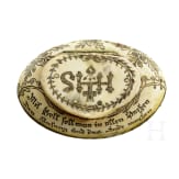 A Sterzing snuffbox, and two religious objects, ca. 1800