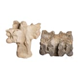 Two German or French Gothic architectural fragments, 15th century