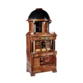 An impressive neo-classical secretary with dome structure, Flensburg, circa 1820