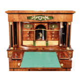 An impressive neo-classical secretary with dome structure, Flensburg, circa 1820