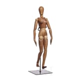 A rare French female mannequin, circa 1900
