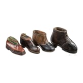 An unusual collection of miniature shoes from the 18th to the 20th century