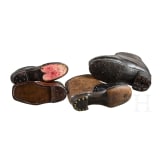 An unusual collection of miniature shoes from the 18th to the 20th century
