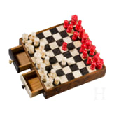 A rare probably German miniture chessboard, circa 1900