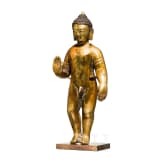 An xtraordinary probably Indian standing Buddha, 18th/19th century
