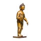 An xtraordinary probably Indian standing Buddha, 18th/19th century