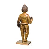 An xtraordinary probably Indian standing Buddha, 18th/19th century