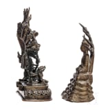 Two Nepalese bronze figures, 19th/20th century