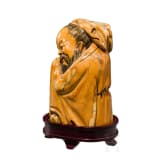 A Chinese figure of a wise man, circa 1900