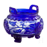 A glass koro, so called "Ting", Chien-Lung mark, probably 19th century
