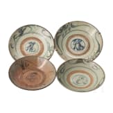 Four Chinese or Korean porcelain plates, 18th/19th century