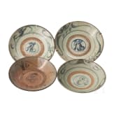 Four Chinese or Korean porcelain plates, 18th/19th century