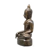 A small Thai sculpture of a sitting Buddha, probably 18th century