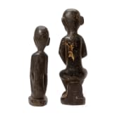 Zwei Dayak-Figuren, Indonesien