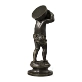 A French bronze figure of a putto, 19th century
