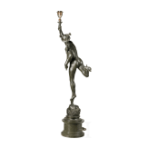 An Italian Grand Tour sculpure of a standing Mercury after Giambologna (1529 - 1608), 19th century