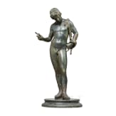 An Italian sculpture of the standing Narcissus, late 19th century