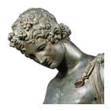 An Italian sculpture of the standing Narcissus, late 19th century