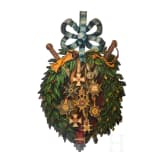 A pair of extremely decorative probably Italian wall panels with order paintings, 19th century