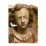 A carved figure of an angel in 17th century style, German, ca. 1900